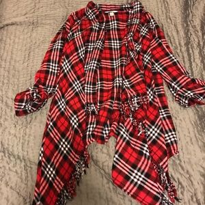 Krazy Kat Plaid Tunic